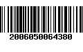 Código de Barras 2006050064380