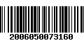 Código de Barras 2006050073160