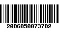 Código de Barras 2006050073702