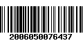 Código de Barras 2006050076437