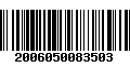 Código de Barras 2006050083503