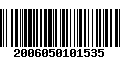 Código de Barras 2006050101535