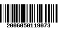 Código de Barras 2006050119073