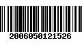 Código de Barras 2006050121526