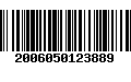 Código de Barras 2006050123889
