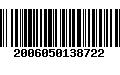 Código de Barras 2006050138722