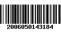 Código de Barras 2006050143184