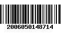 Código de Barras 2006050148714