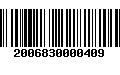 Código de Barras 2006830000409