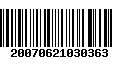 Código de Barras 20070621030363