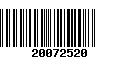Código de Barras 20072520