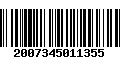 Código de Barras 2007345011355