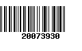 Código de Barras 20073930