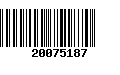 Código de Barras 20075187