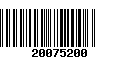 Código de Barras 20075200