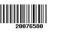 Código de Barras 20076580