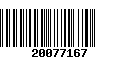 Código de Barras 20077167