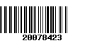 Código de Barras 20078423