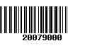 Código de Barras 20079000