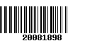 Código de Barras 20081898