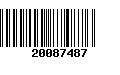 Código de Barras 20087487