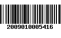Código de Barras 2009010005416