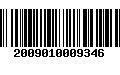 Código de Barras 2009010009346