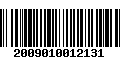 Código de Barras 2009010012131
