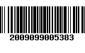 Código de Barras 2009099005383