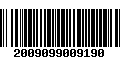 Código de Barras 2009099009190