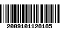 Código de Barras 2009101128185