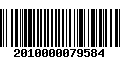 Código de Barras 2010000079584