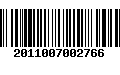 Código de Barras 2011007002766