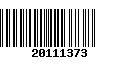 Código de Barras 20111373