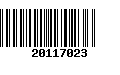 Código de Barras 20117023