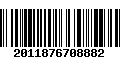 Código de Barras 2011876708882