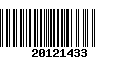 Código de Barras 20121433