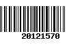 Código de Barras 20121570