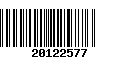 Código de Barras 20122577