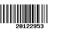 Código de Barras 20122953