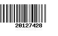 Código de Barras 20127428