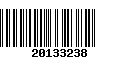 Código de Barras 20133238