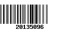 Código de Barras 20135096