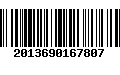 Código de Barras 2013690167807