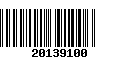 Código de Barras 20139100