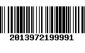 Código de Barras 2013972199991