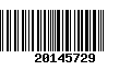 Código de Barras 20145729