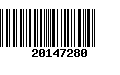 Código de Barras 20147280