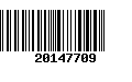 Código de Barras 20147709