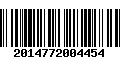 Código de Barras 2014772004454